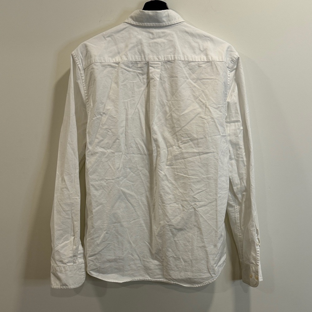 Banana Republic Men's White Oxford Button Down Shirt Untucked Slim Fit - Picture 4 of 4